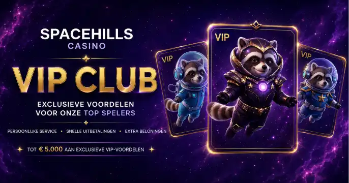 SpaceHills Casino VIP banner